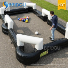 Nuevo hilable inflable duradero Campo de fútbol inflable Campo de fútbol inflable